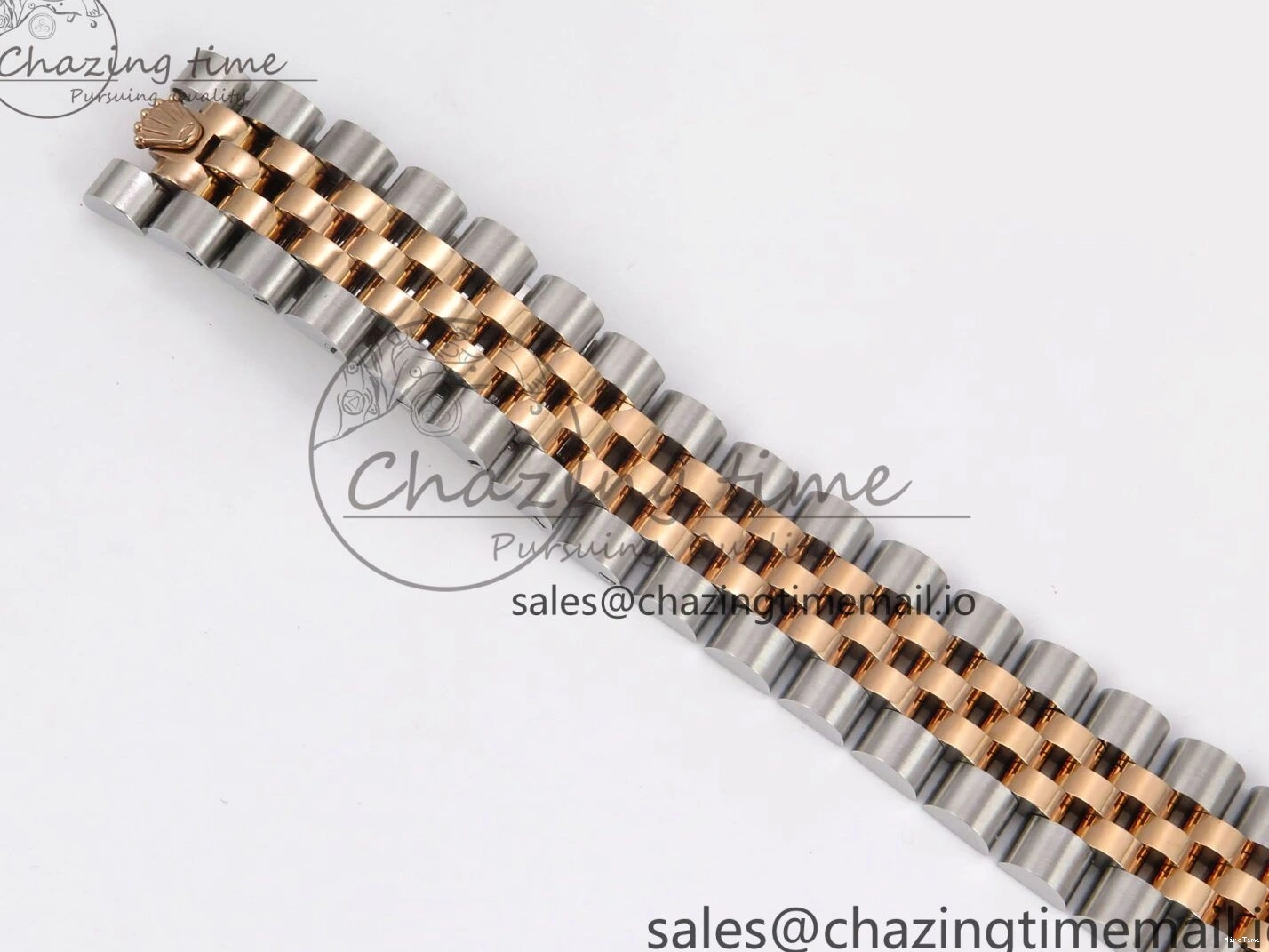 MiroTime 0401 Popular DateJust 31 278271 SS RG GMF 1:1 Best Edition 904L Steel Gray Roman Diamonds Dial on Jubilee Bracelet A 1165